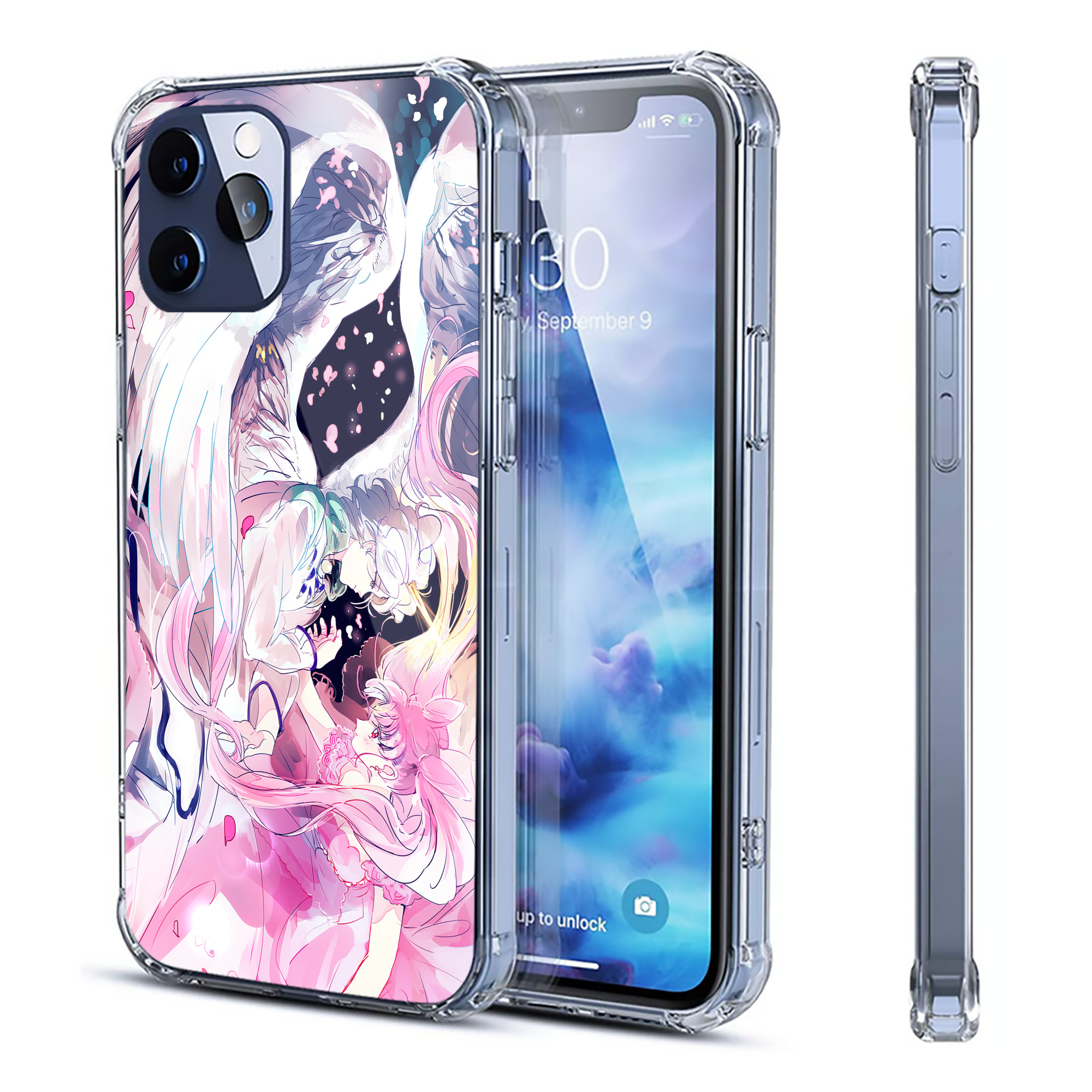 （画像用） 美少女戦士セーラームーン Sailor Moon 【iPhone 12シリーズ対応】透明スマホケース（クリアソフトケース）